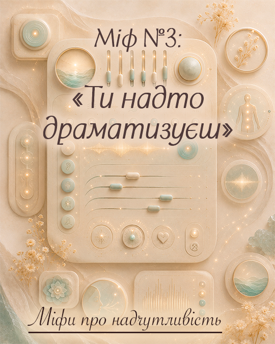 Міф №3: «Ти просто все драматизуєш»